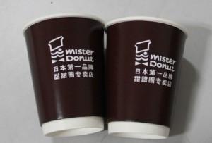 High quality Eco-friendly double wall PLA  paper coffee cups