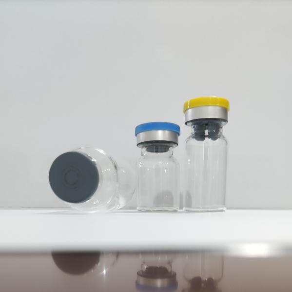 Venda imperdível frasco de frasco de vidro médico âmbar claro frasco de vidro com rolhas de borracha