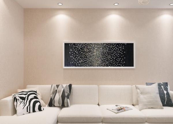 Modern Simple Style Washable Vinyl Wallpaper Light Pink Color For Indoor Decoration