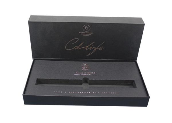 Customizable Kraft Paper Boxes With Lids Hot Foil Stamping FSC