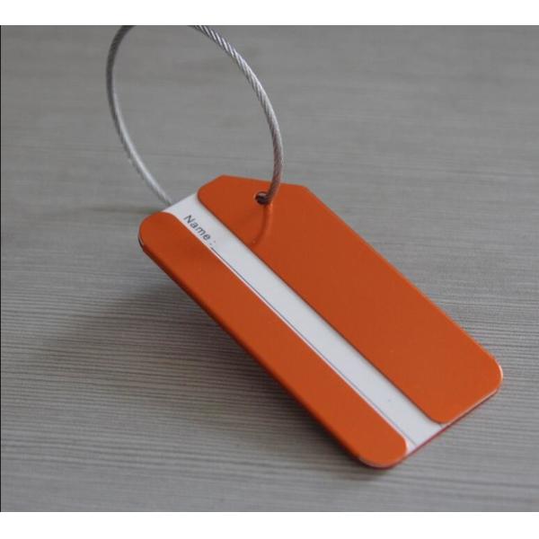 Aluminium Colorful Luggage Tag Boarding Pass Card Logo Customized