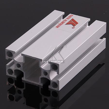 T6 Temper Sand Blasting Aluminium , T Slot Profile 20x40mm Anodized Finish