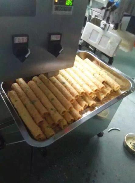Linha de produção alimentar elétrica rolo de ovo automático do equipamento que faz a máquina