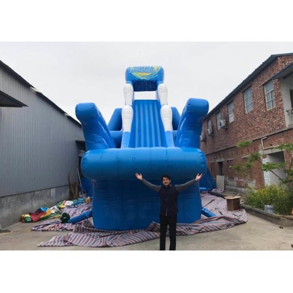 45ft Tall Giant Inflatable Slide , Inflatable Garden Slide Easy Installation