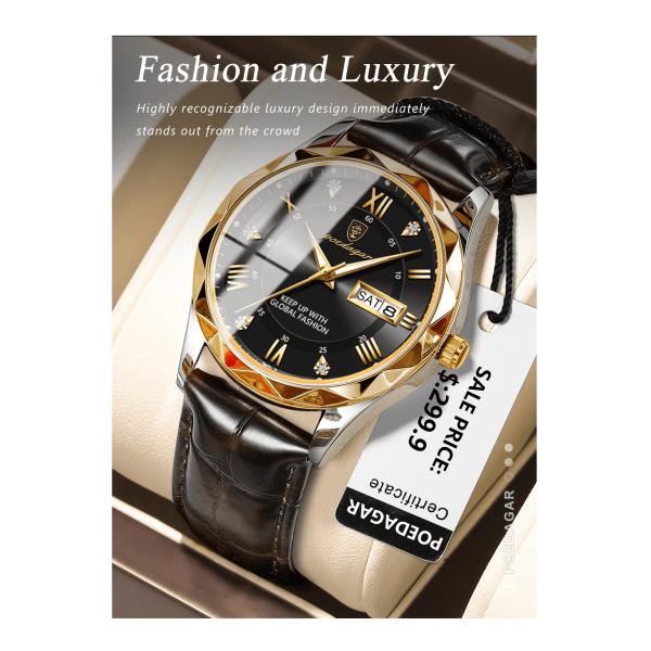 38mm Quartz Battery Wristwatches With Customized Dial Color And Mineral Crystal
