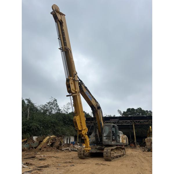 Excavadora personalizable XE370 Brazo telescópico de tres etapas BS900 Material más ligero Eficiente en el transporte de cubo o agarre 37T