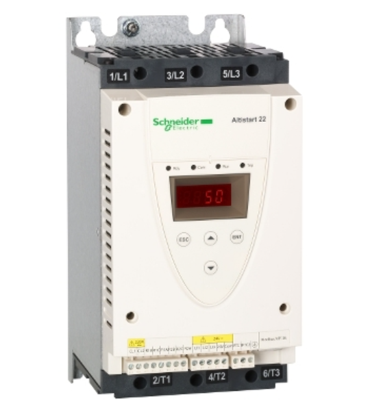 ATS22D47Q Schneider Soft Starter For Asynchronous Motor， Altistart 22, Control 230V, 230 To 440V, 11 To 22kW