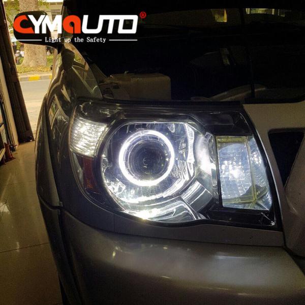 Car Retrofit Shrouds Angel Eyes Crystal LED Shrouds 2.5 Inch / 3 Inch