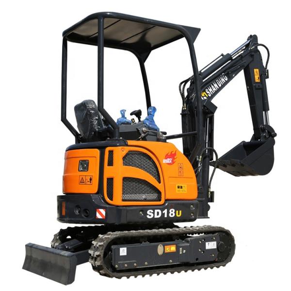 CARTER 1800kg Hydraulic Mini Excavator / SD18U Digger Construction Equipment Excavator
