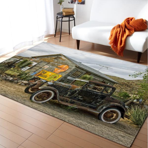 Creative Living Room Floor Carpets Anti Skid Dining Room Floor Mat