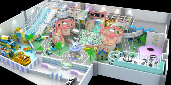 Proyección interactiva para niños Jardín de juegos Experiencia de juego educativo divertido