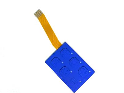 OEM Diesign teclado de membrana de borracha de silicone com circuito FPC e adesivo Lohmann