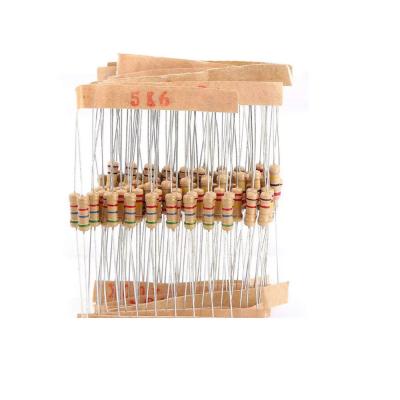 1/8W Carbon Film Resistor Fixed Axial Leaded Resistor 5K6 47K 820K