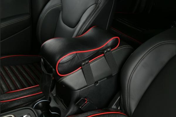 PU Leather Organizer Memory foam  Car Armrest Cushion