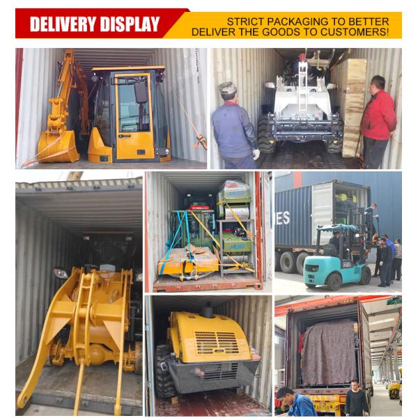 FREE SHIPPING 4x4 Mini Farm Backhoe Tractor Loader Epa Engine Wheel Loader EURO5 Towable Diesel Backhoe Loader