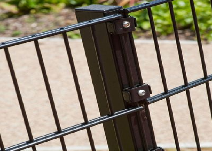 Twin Rod Double Wire Fencing Panel High Rigidity Perimeter System