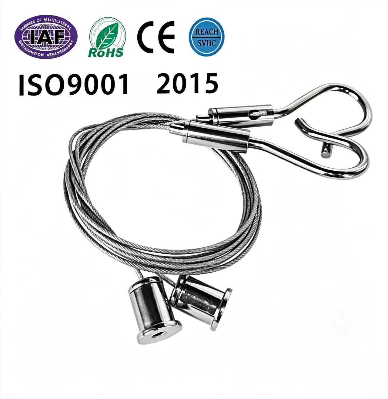 Adjustable Hook Steel Hanging Wire For Light Boxes / Signage / Wall Art