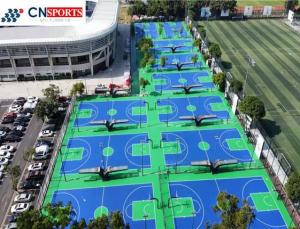 SPU IAAF Synthetic Basketball Court Flooring UV Resistant