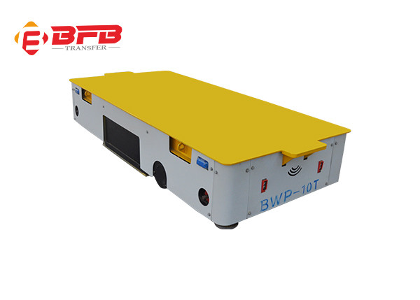 Rechargeable Electric Platform Trackless Transfer Cart For Workshop