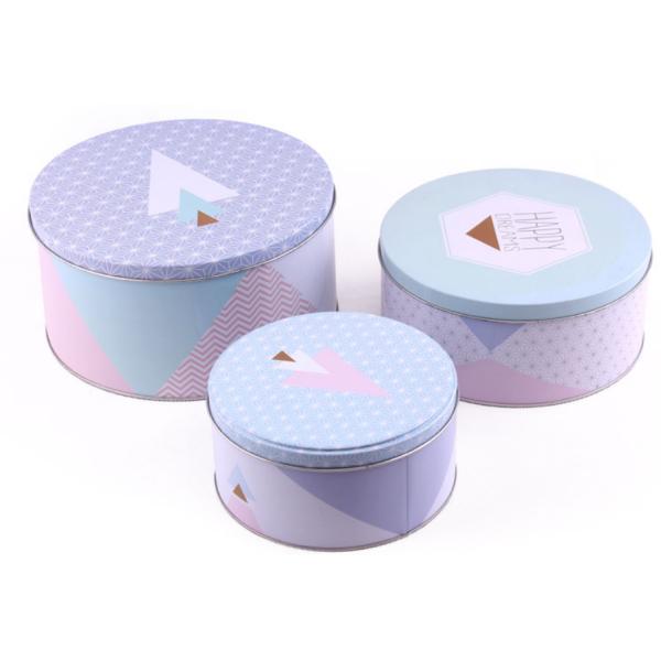 Изготовленная на заказ упаковка еды коробки торта металла коробки олова печенья 0.23mm