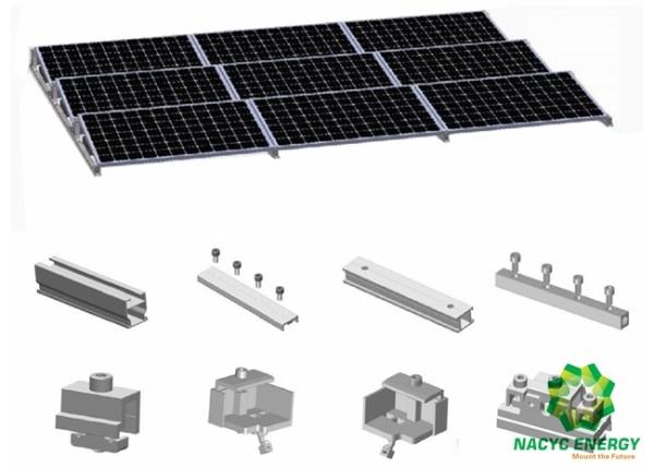 A estrutura da venda estabilizou o sistema de energia solar de montagem solar da casa da grade de tejadilho de alumínio do sistema solar 10kw dos sistemas