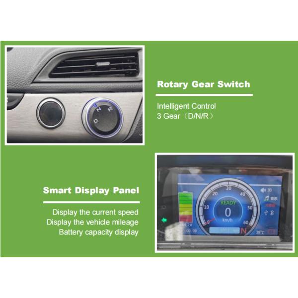 China manufacture cheap price electric car 4 wheels 3 seats new energy electric vehicle with center drive