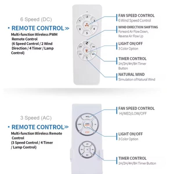 SENKAI Intelligent Led Ceiling Fans With Lights for Living Room Bedroom Decorative