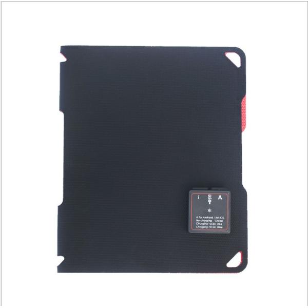 Lightweight 14W Solar Powered Smartphone Charger For Outdoor Camping