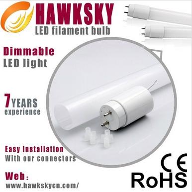 Factory Price Fixture Milk Whiet Power Coating SMD LED Tube Lamp