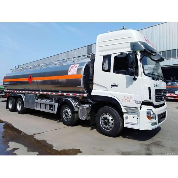 Sinotruk HOWO A7 8x4 Fuel Delivery Tank Truck For Palm Oil / Food Oil Transportation