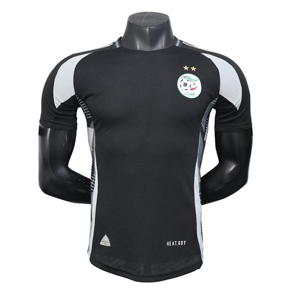 Black And Grey Algeria Player Version Jersey Supports Group Customization