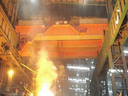 PLC Control A6 ~ A8 Duty Steel Plant Crane 20 Ton Redundancy Design