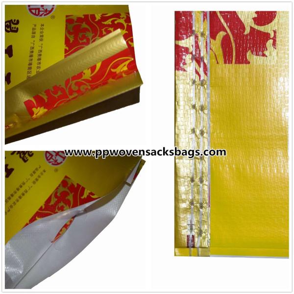 Superior Gravure Printed Laminated Bags Transparent PP Woven Rice Bag
