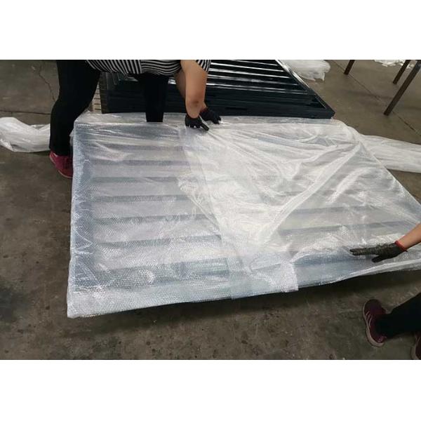 Легкий PVC установки покрыл ворота загородки сада металла 2*4m