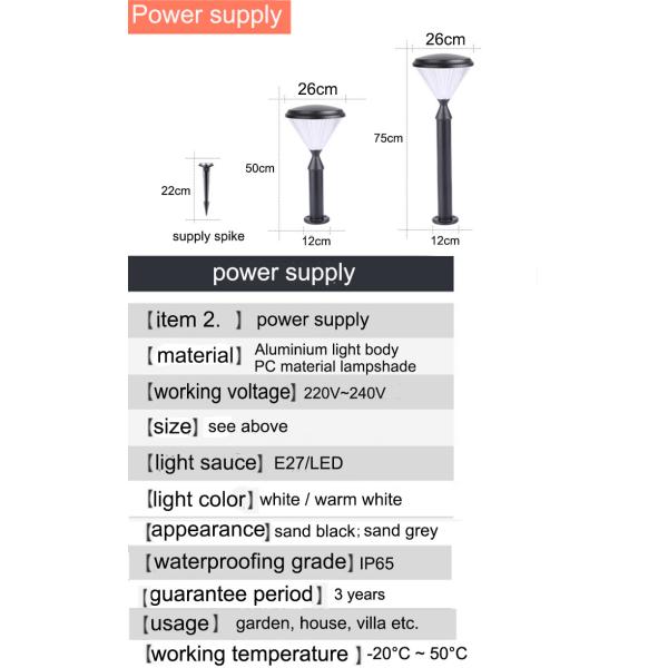 Diamond Style outdoor lawn lights garden villa courtyard lamp waterproof garden landscape lawn lamp