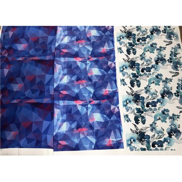 UPF 50 Plus Floral Print Polyester Fabric , Yoga Wear Athleisure Polyester Paisley Fabric