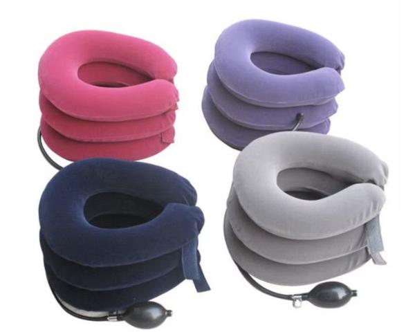 Equipo de tracción cervical inflable de PVC para atención médica
