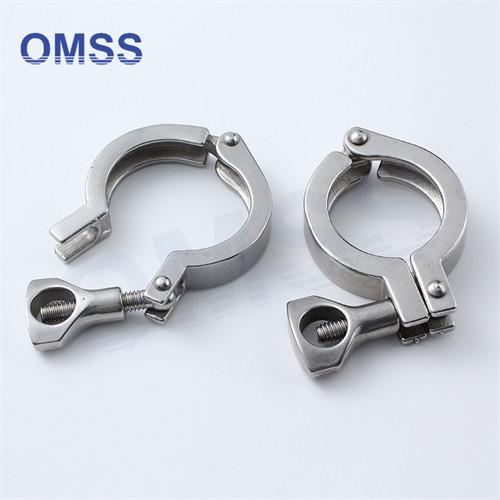 Custom Sanitary Fittings Heavy Duty Single Pin Clamp 13MHH 3A SS304 1.5