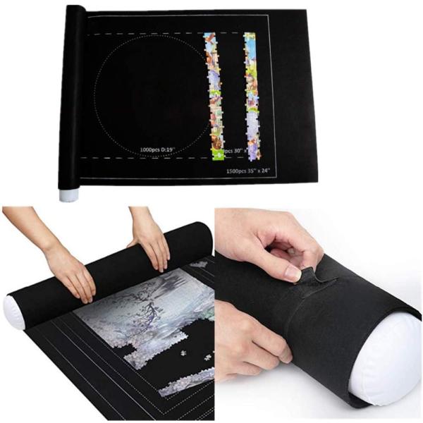 Puzzle Roll Travel Storage Bag 24*46 Inches Felt Storage Boxes