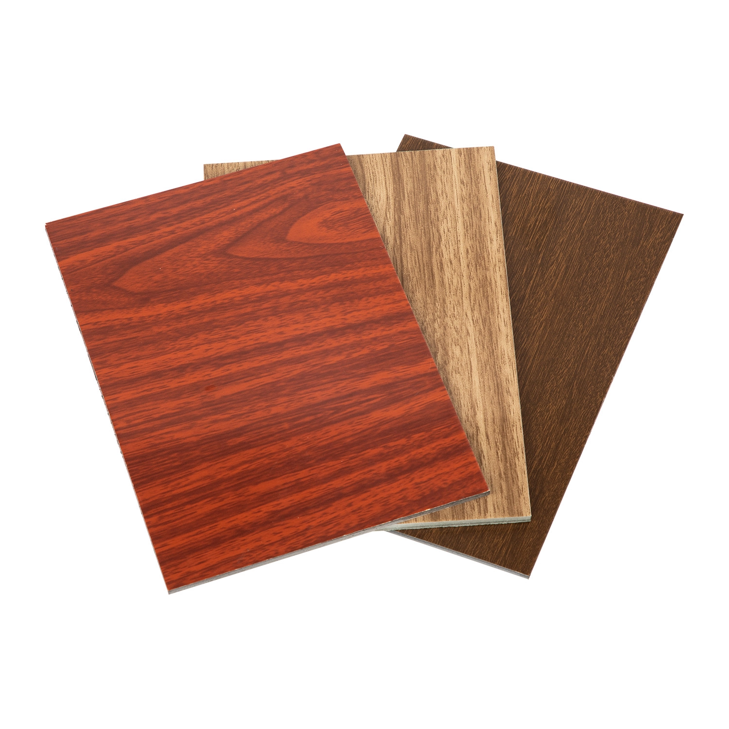 1220 X 2440 Wooden Aluminum Composite Panel with 3MM,4MM Thickness and HDPE Coated Surface