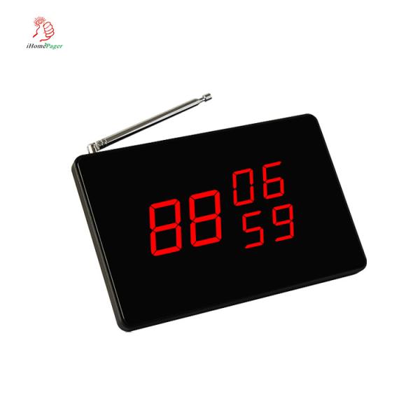 Best price wireless restaurant waiter service digital screen display calling system