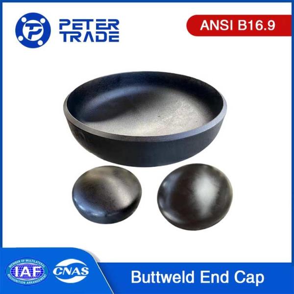 ASME B16.9 Galvanized Stainless Steel/Carbon Steel Buttweld Caps DN15-DN1200 Sch10 Sch20 Sch30 for Fire Fighting Systems
