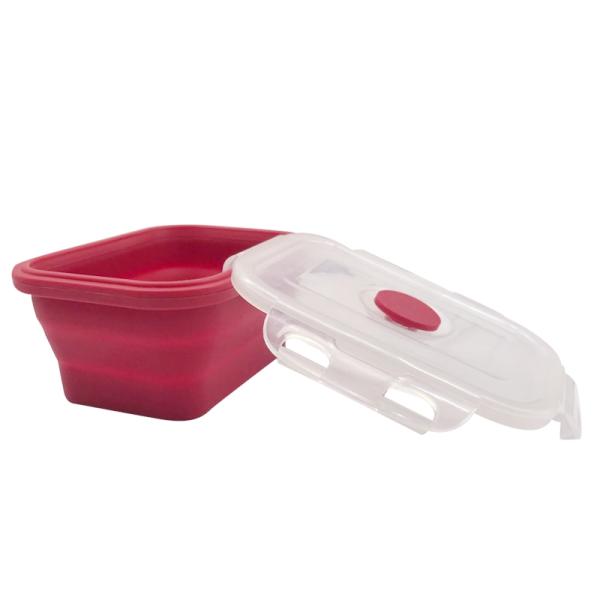 Offers Online American Black Silicone Lunch Box Storage boxes organizer