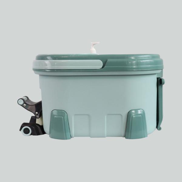 360 Spin Microfiber Twist Mop And Bucket Steel Pole With Twist Handle Squeeze Mop And Bucket Set