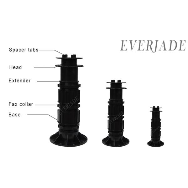 Подвальные принадлежности Everjade Регулируемые поднятые напольные покрытия плитки Подпорные постаменты