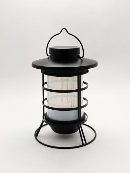 Rechargeable Retro Luxury Camping Led Camping Lights For Tents ABS+PC+Metal  φ17x23.8cm 710g