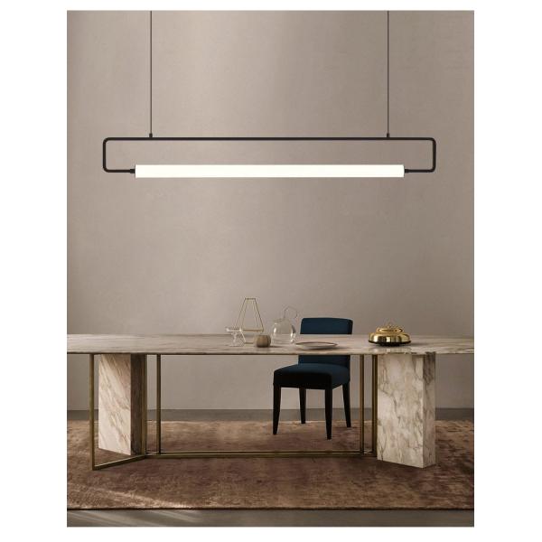Modern Restaurant Chandelier Minimalist Bar Restaurant Indoor Rectangular  Chandelier(WH-MI-406)