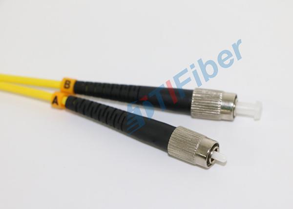 FC - LC Single Mode Fiber Optic Cable Duplex Optical Fiber Patch Cord