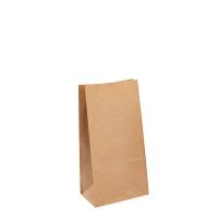 Flexo que imprime sacos de papel de Brown Kraft nenhuma espessura dos punhos 60gsm para afastado