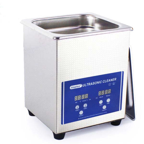 2L Stainless Steel Commercial Ultrasonic Cleaner with Heater / Digital Timer for Electronic Tool